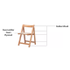 Linspire Yumi Foldable Dining Table & 4 Dining Chairs Set, Natural
