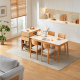 Linspire Yumi Sintered Stone Table Top Foldable Dining Table & Kitchen islands Set, Natural & Faux White Marble
