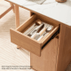 Linspire Yumi Foldable Dining Table & Kitchen islands Set, Natural