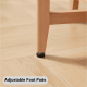 Linspire Yumi Foldable Dining Table & Kitchen islands Set, Natural