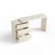 Linspire Whisper Adjustable Dressing Table with Chest of 3 Drawers