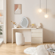 Linspire Whisper Adjustable Dressing Table with Chest of 3 Drawers