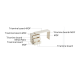 Linspire Whisper Adjustable Dressing Table with Chest of 3 Drawers