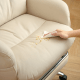 Linspire Nectar Leathaire Office Chair, Off-White