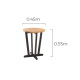 Linspire Elan Solid Wood Side Table