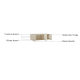 Linspire Ripple Wardrobe 3-Door Top Cabinet