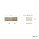 Linspire Ripple Wardrobe 3-Door Top Cabinet