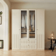 Linspire Ripple 4-Glass/Panel Door Wardrobe