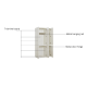 Linspire Serene 3-Door Wardrobe