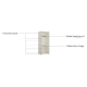 Linspire Serene 2-Door Wardrobe