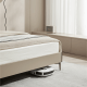 Linspire Vanko Leathaire Small Queen Bed Frame & Bedside Table Set
