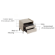 Linspire Vanko Bedside Table