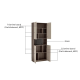 Linspire Vanko Bookcase