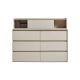 Linspire Vanko Chest of 6 Drawers with Add on Unit