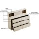 Linspire Vanko Chest of 6 Drawers with Add on Unit