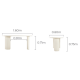 Linspire Flova Dining Table(160x80cm) & 4 Chairs Set