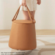 Linspire Kabos Leather Ottoman, Apple Green