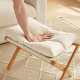 Linspire Dena Foldable Footstool, Ivory
