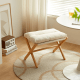 Linspire Dena Foldable Footstool, Ivory
