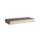 Linspire Vanko Floating Office Desk & Bookcase Set