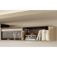 Linspire Vanko Floating Office Desk & Bookcase Set