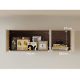 Linspire Vanko Floating Office Desk & Bookcase Set