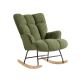 Linspire Evans Boucle Rocking Chair, Green