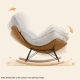 Linspire Ubel Rocking Chair, Green & Cool White