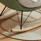 Linspire Ubel Rocking Chair, Green & Cool White