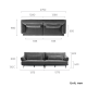 Linspire Enzo 4-Seater Sofa