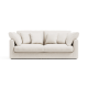 Linspire Neuer Chenille 3-Seater Sofa, Neutral White
