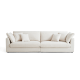 Linspire Neuer Chenille 4-Seater Sofa, Neutral White