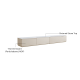 Linspire Vanko Sintered Stone Top Entertainment Unit, 2m