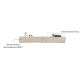 Linspire Vanko Sintered Stone Top Entertainment Unit, 2.4m
