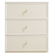 Linspire Haven Chest of 3 Drawers, Creamy White