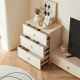 Linspire Haven Chest of 3 Drawers, Creamy White