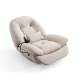 Linspire Oasis Electric Recliner Chair, Oversize, Ivory