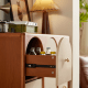 Hans Wegner Wishbone Bar Stool Replica, Walnut