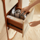 Hans Wegner Wishbone Bar Stool Replica, Walnut