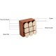 Hans Wegner Wishbone Bar Stool Replica, Walnut