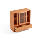 Linspire Verve Set of 4 Modular Glass Door Bookcase