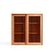 Linspire Verve Set of 4 Modular Glass Door Bookcase