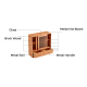 Linspire Verve Set of 4 Modular Glass Door Bookcase
