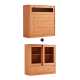 Linspire Verve Set of 2 Modular Storage Cabinet with 5 Drawers