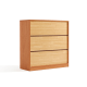 Linspire Verve Set of 2 Modular Storage Cabinet with 5 Drawers