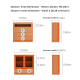 Linspire Verve Set of 2 Modular Storage Cabinet with 5 Drawers