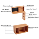 Linspire Verve Set of 2 Modular Dressing Table with Add-on Unit