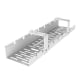 Loctek CMP502 Under Desk Cable Management Basket Tray, 500x122x90mm, White