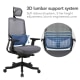 Loctek YZ502 Ergonomic Office Chair, Black