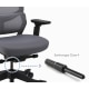 Loctek YZ502 Ergonomic Office Chair, Black